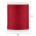 thumbnail image 5 of (3 pack) Hello Hobby Christmas Red 100% Polyester All Purpose Thread, 300 Yards, 5 of 6