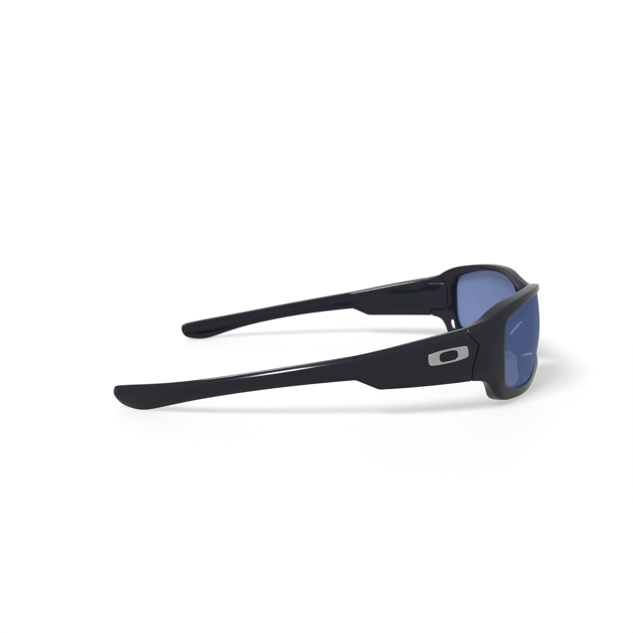 Oakley Men's Fives Squared OO9238-04 Rectangular Sunglasses, Polished Black, 54 mm