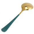 thumbnail image 2 of Heaveant Soup Spoon, 5Pcs 6 Colors Optional Stainless Steel Durable Children Spoon Cutlery Set for Home Kitchen Use(Green), 2 of 8
