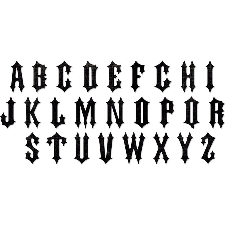 Sizzix - Bigz XL Die by Tim Holtz - Broadway Alphabet