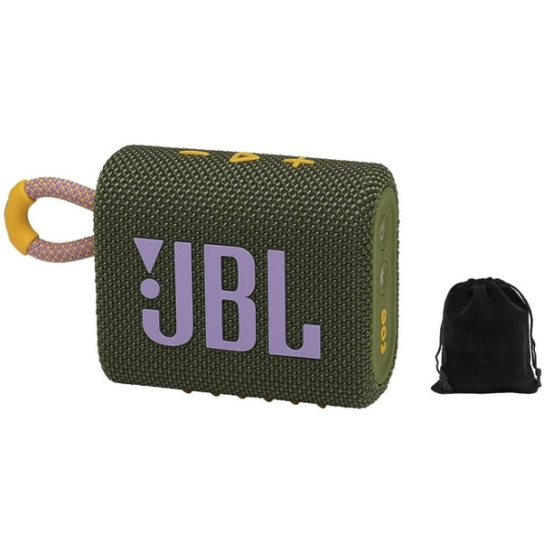 Altavoz portátil JBL Go 3 Bluetooth impermeable verde