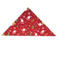 thumbnail image 2 of Methold Toalla de saliva para mascotas de Navidad, pañuelo de animales pequeños, bufanda, babero, accesorio de decoración para fiestas, regalo, azul Ropa para mascotas papa noel rojo Methold PT000170-01, 2 of 6