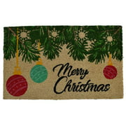 Imports Decor 573PVC Rectangular Merry Christmas Doormat
