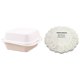 thumbnail image 1 of 50PC Disposable Pulp Bento Boxes Cake And Hamburger Boxes With Lids Food Containers, 1 of 5
