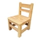 thumbnail image 4 of Silla de madera para niños, otomana completamente ensamblada con respaldo, cómoda para jóvenes. Altura del asiento 25cm, 4 of 9