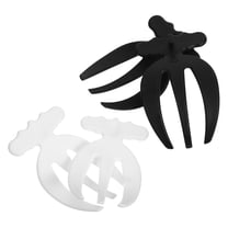 WHAMVOX Hemoton 4pcs Reusable Plastic Forks Food Claws for Tossing and Serving Salad Pasta