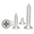 thumbnail image 2 of Tornillo autorroscante de acero inoxidable 304 con cabeza avellanada en cruz, tornillo autorroscante de cabeza plana con forma de rosa, tornillo Zigong M1.6M2M3M4M5, 2 of 5