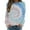 Sky Blue##1, variant on Jsaierl Womens Sweatshirts Cute Tie Dye Print Sweatshirts Round Neck Dressy Casual Pullover Tops Workout Long Sleeve Shirts