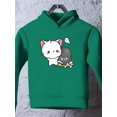 thumbnail image 3 of Cute Kitten W Ghost Hoodie Toddler -Image by Shutterstock,  4 Toddler, 3 of 4