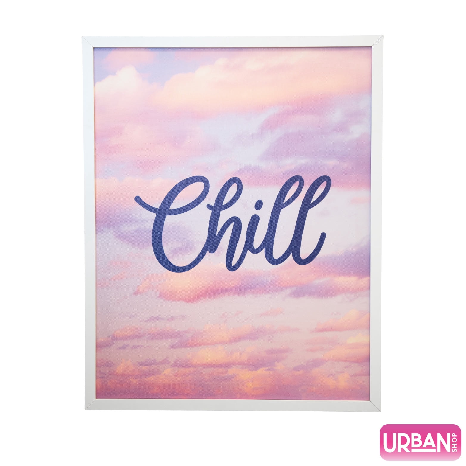 Urban Shop Chill Canvas Wall Art, 20" H x 16" W