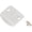 Satin Nickel, variant on Full Lip Round Corner Blank Strike Plate, 2-1/4 Inches, 1-5/8" Center-to-Center, Polished Chrome by Stone Harbor Hardware