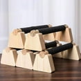 thumbnail image 5 of Wood Calisthenics Bar Wood Parallettes Push-Up Bar, for Home Gym Floor H8T6, 5 of 9