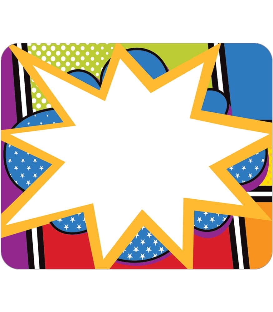 Carson Dellosa Education Super Power Name Tags (40)