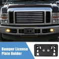 thumbnail image 3 of Unique Bargains 1pcs Front License Plate Frames Bracket with Screws for Ford F150 2021 2022 2023 2.7L 3.0L 3.5L V6, 3 of 6