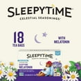 thumbnail image 2 of Pack of 2 - Celestial Seasonings Sleepytime Wellness Tea Plus Melatonin, Caffeine Free, 18 Tea Bags Box, 2 of 3