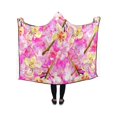 thumbnail image 3 of HATIART Couverture à Capuche Fleurs de Cerisier Couverture Portable Confortable 40x50 Pouces, 3 of 3