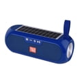 thumbnail image 3 of Cateissary Columna Inalámbrico compatible con Bluetooth Altavoz de graves Estéreo Caja de música Banco de energía solar Boombox Impermeable USB Cables de audio/vídeo Azul, 3 of 8