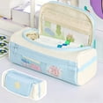thumbnail image 2 of MTBLYS Pencil Case Large Capacity Multifunctional Storage Pouch 9.06X3.35X3.35In Cloth Pencil Holder Home Use, 2 of 7
