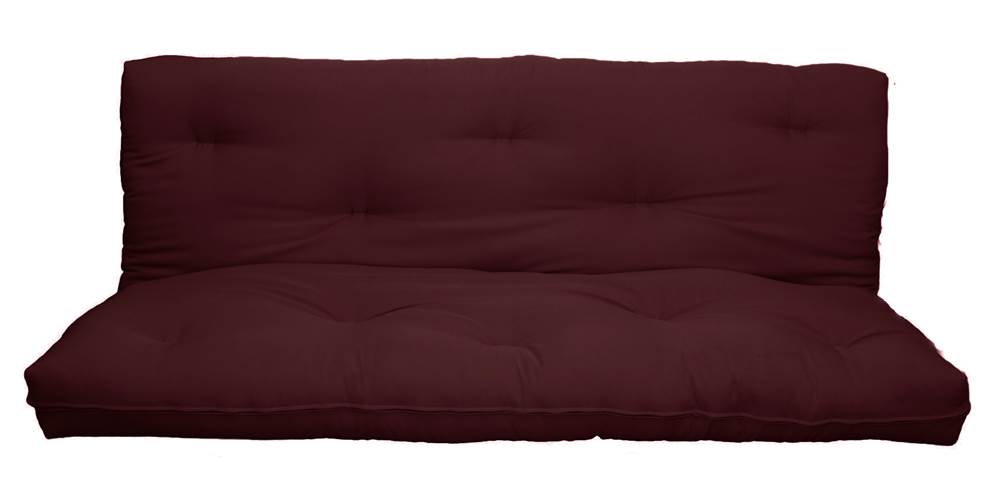 Full Futon Pad in Burgundy