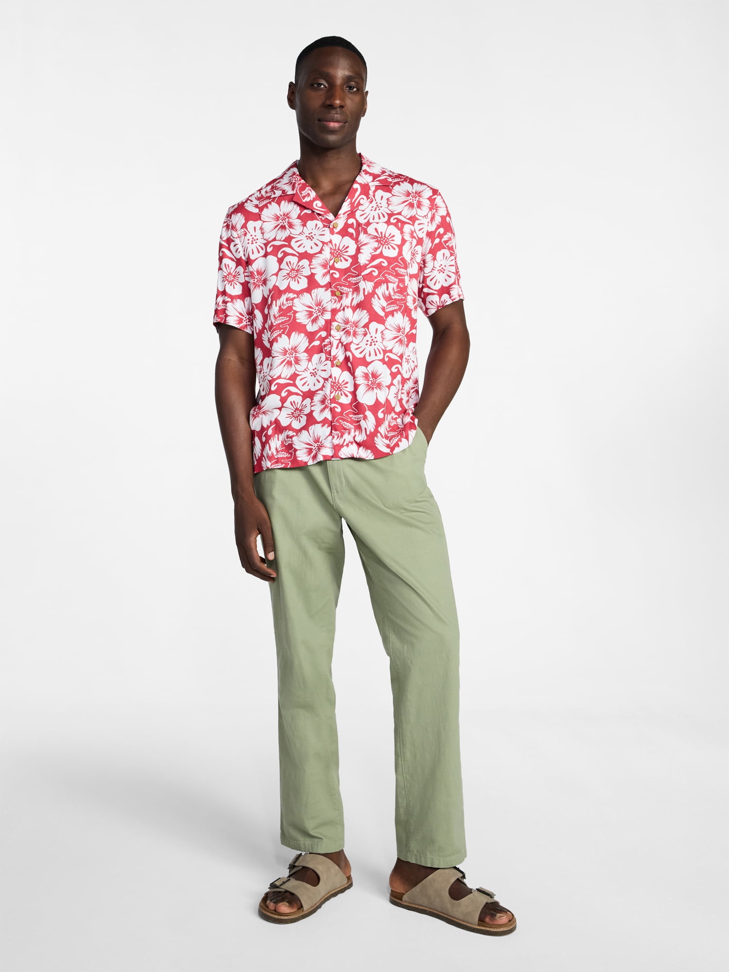 George Men's & Big Men's Modern Fit Weekend Pull On Chino Pants, Sizes S-3XL