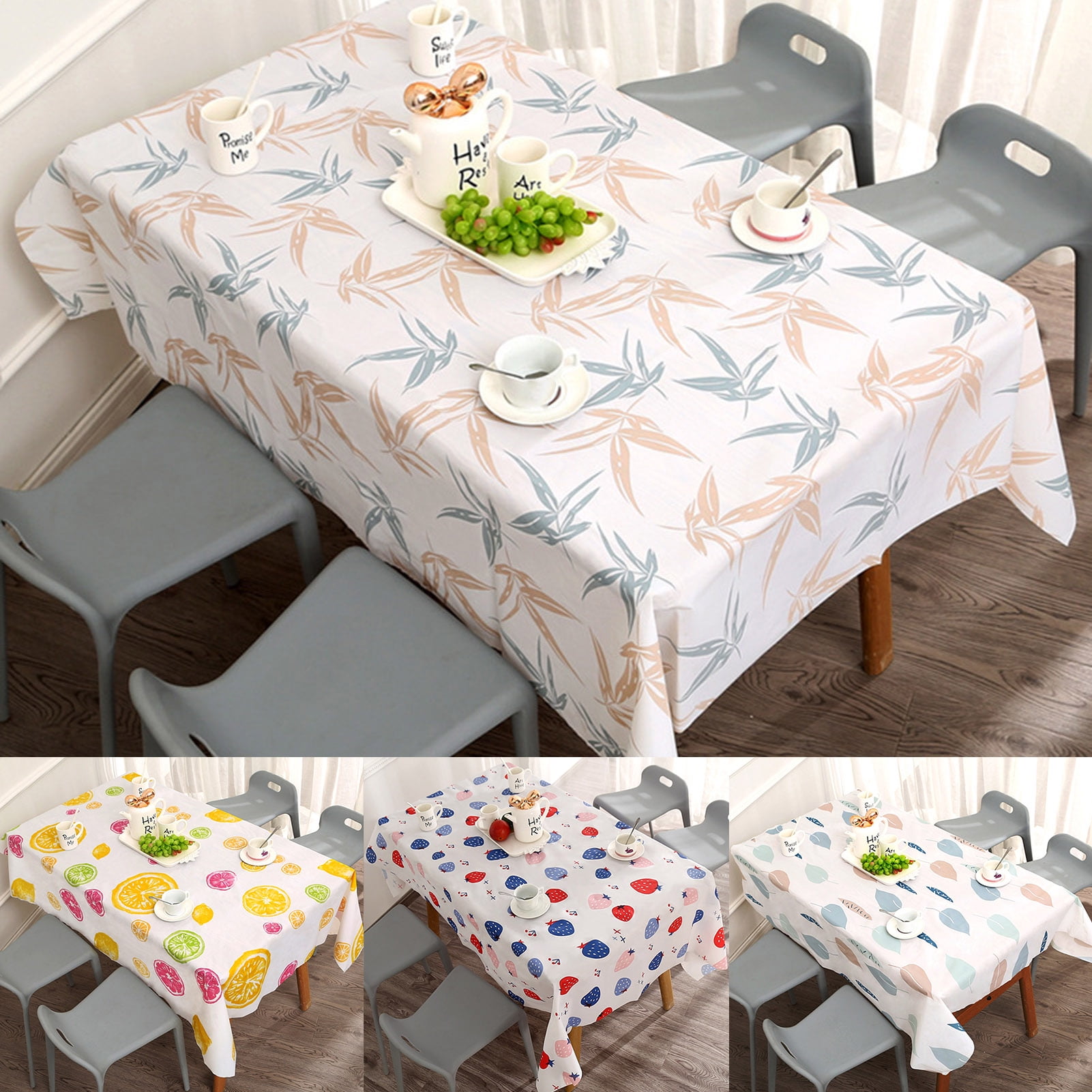 Rect PVC Table Cover Fruit 