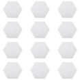 thumbnail image 3 of 12 Pcs Self Adhesive Hexagon Felt Message Board Wall Memo Board, 3 of 8