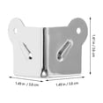 thumbnail image 2 of AURARMLET 12Ud Esquineros Metálicos Para Protección De Cajas Y Muebles Con Resistente Y Elegante, 2 of 6