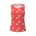 thumbnail image 6 of Sigee Cartoon Rooster for Women's Workout Tank Top,Running Tank Tops,Sleeveless Gym ClothesX-Large, 6 of 8