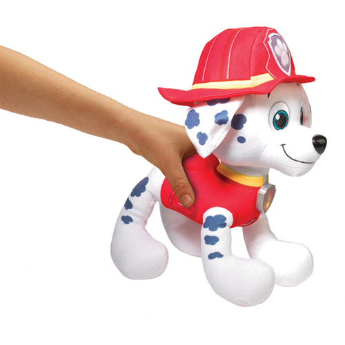 paw patrol real talking marshall plush