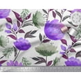 thumbnail image 2 of Soimoi Cotton Duck Fabric Leaves & Floral Artistic Print Sewing Fabric Yard 42 Inch Wide, 2 of 3