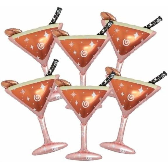 Martini Balloons a Tiny/Tini Bit Older Birthday Decor Espresso Balloon Moo Moos And Margaritas Espresso Martini Themed Decor for Love Is Brewing Bridal Shower Decorations Birthday Party Decorations