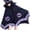 Bat - Black, variant on Cute Fox Costume Blanket, Halloween Blanket, Adult Wearable Blanket, Fox Blanket Hoodie Oversized Soft Sherpa Hoodie Women Throw Cloak Wrap Soft Throw Blanket