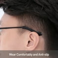 thumbnail image 5 of 2 Count Eyeglasses Leg Silicon Ear Sleeve Temple Holders Silicone Hooks for Man, 5 of 6