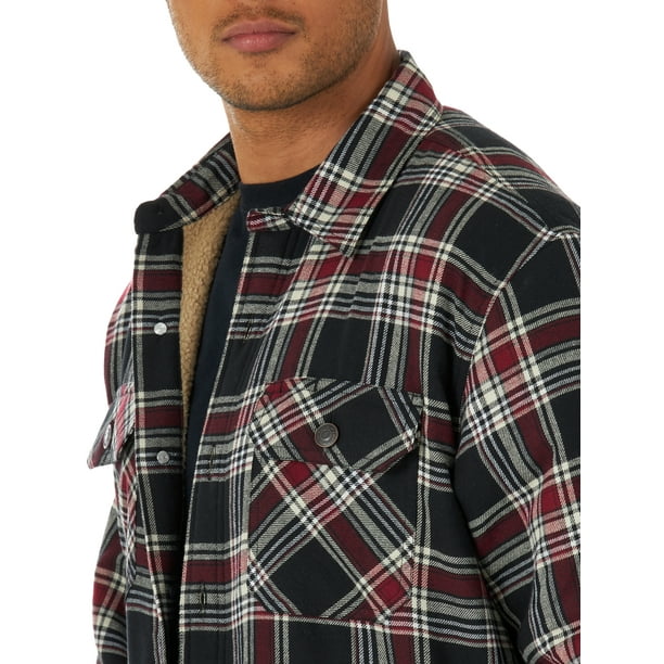 Wrangler Men's Heavyweight Sherpa-Lined Shirt Jacket