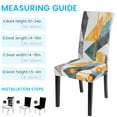 thumbnail image 4 of TOPCHANCES Chair Cover, 4 Pack Stretch Dining Chair Covers High Back Chair Protective Cover Slipcover,Elastic Chair Protector Seat Covers for Dining Room Wedding Banquet Party Decoration, 4 of 8