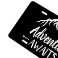 thumbnail image 3 of Yehwow Adventure Awaits Mountain Arrows Metal Car Plate Aluminum License Plate, 3 of 6