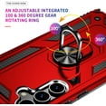 thumbnail image 4 of REQO Compatible with Samsung Galaxy S24 Case Cover,Magnetic Car Mount Bracket Shell Compatible with Samsung Galaxy S24 SM-S921B/DS SM-S921U1 SM-S921W SM-S921N SM-S921E/DS Case, 4 of 7