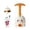 A, variant on Cute Animal Aerodynamic Inflation Powered Car Toy Set, Interactive Balloon-Launcher-Game, Perfect Easter Gifts and Birthday Party Favors , A