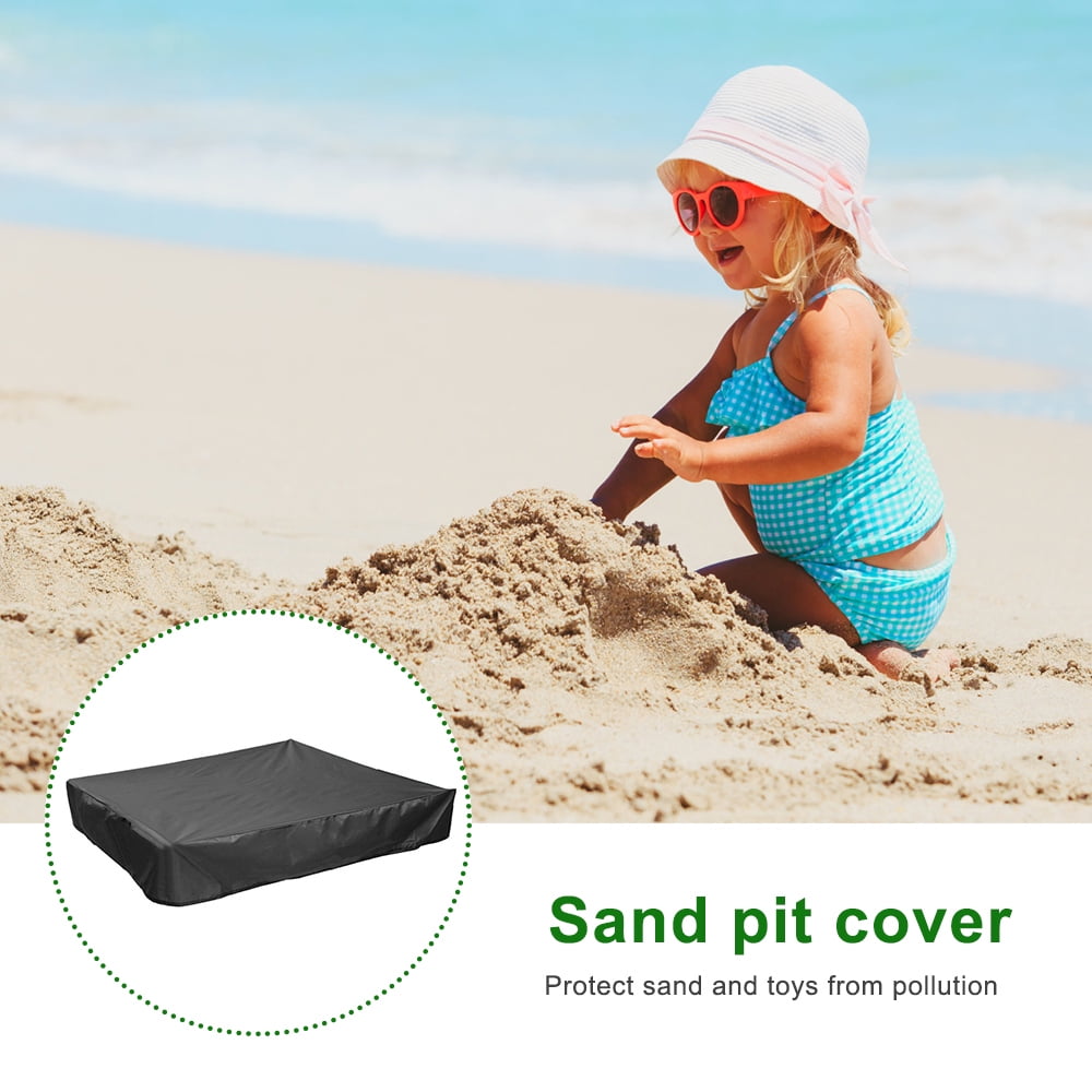 Kid Sandpit Cover Beach Seat Ball Sand Pit Sandbox Waterproof with Drawstring 