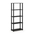 thumbnail image 1 of Estante Furinno Turn-N-Tube de 5 niveles, multiusos, americano/negro, 1 of 6