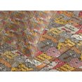 thumbnail image 4 of Ambesonne Cat Quilted Bedspread Set 3 Pcs, Psychedelic Comic Mascots, Queen Size, Multicolor, 4 of 5