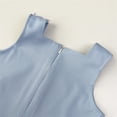 thumbnail image 5 of Fancifize Girls Summer Tank Dress Casual Crewneck Shift Sleeveless Dresses Kids Knee Length Ruffle Hem Sundress, 5 of 6