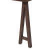 Noble House Sadie Indoor Rubberwood Dining Set, Dark Gray, Walnut