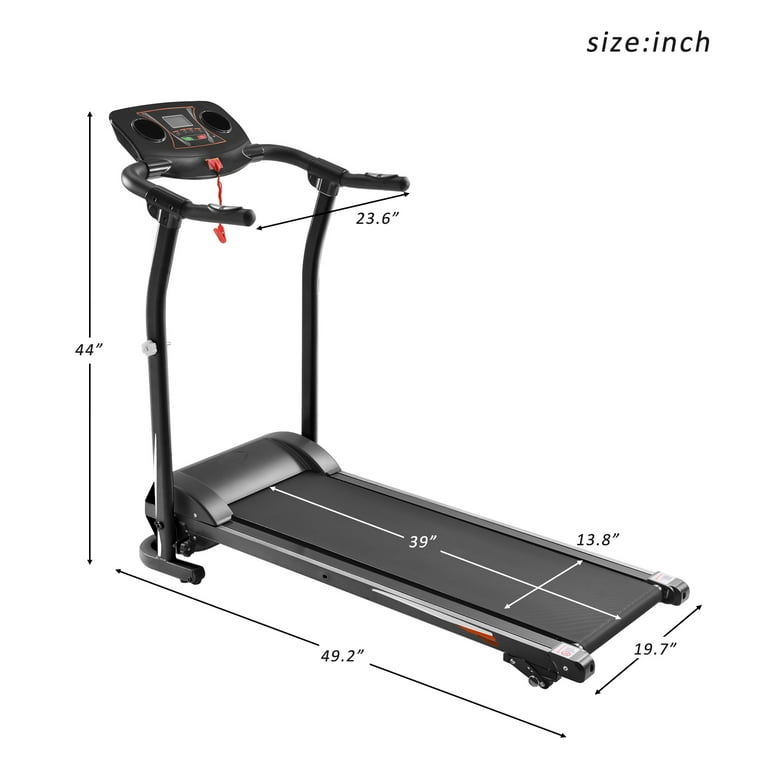 Merax 1200w electric treadmill 2025 folding motorized running machine