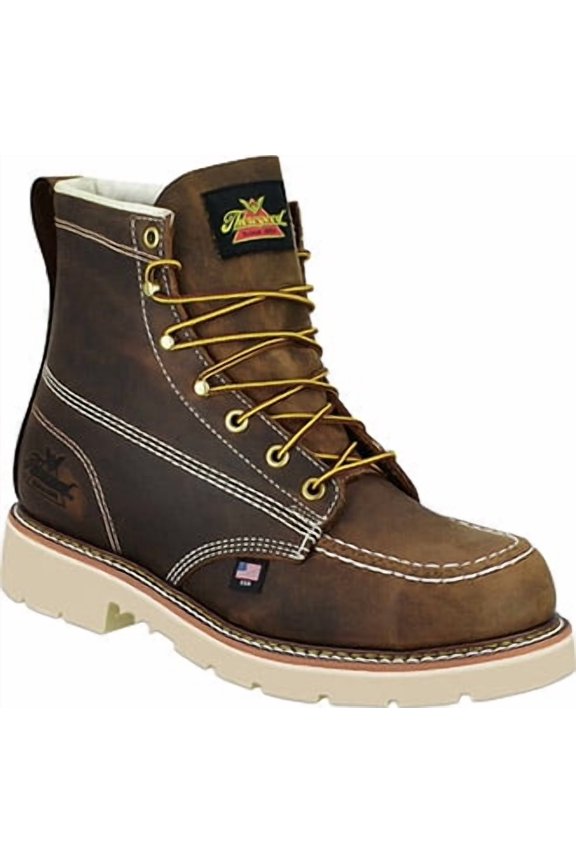Thorogood Men's American Heritage 804-4375 6" Trail Crazyhorse Moc Steel Toe Boot