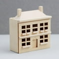 thumbnail image 5 of hengtong 1:12 Dollhouse Villa House Model Artwork Handcraft Cottage Mini Wooden House for, 5 of 7