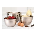 thumbnail image 2 of Tovolo Stainless Steel Mixing Bowls, 7.5 Qt - Metal Nesting Mixing Bowl with Rounded Lip for Easy Pour & Minimal Mess - Large & Small Dishwasher Safe Kitchen Supplies for Prep & Cooking, 2 of 4