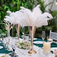 thumbnail image 2 of Gold Silver Candle Holders Wedding Decor Metal Candlestick Flower Stand Vase Table Centerpiece Event Floral Rack Road Lead (silver 42cm), 2 of 7