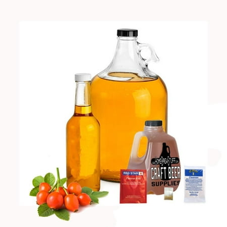 1 Gallon Rose & Honey Mead (Rhodomel) Making Refill Kit Homebrew Recipe (Best Honey For Mead Making)