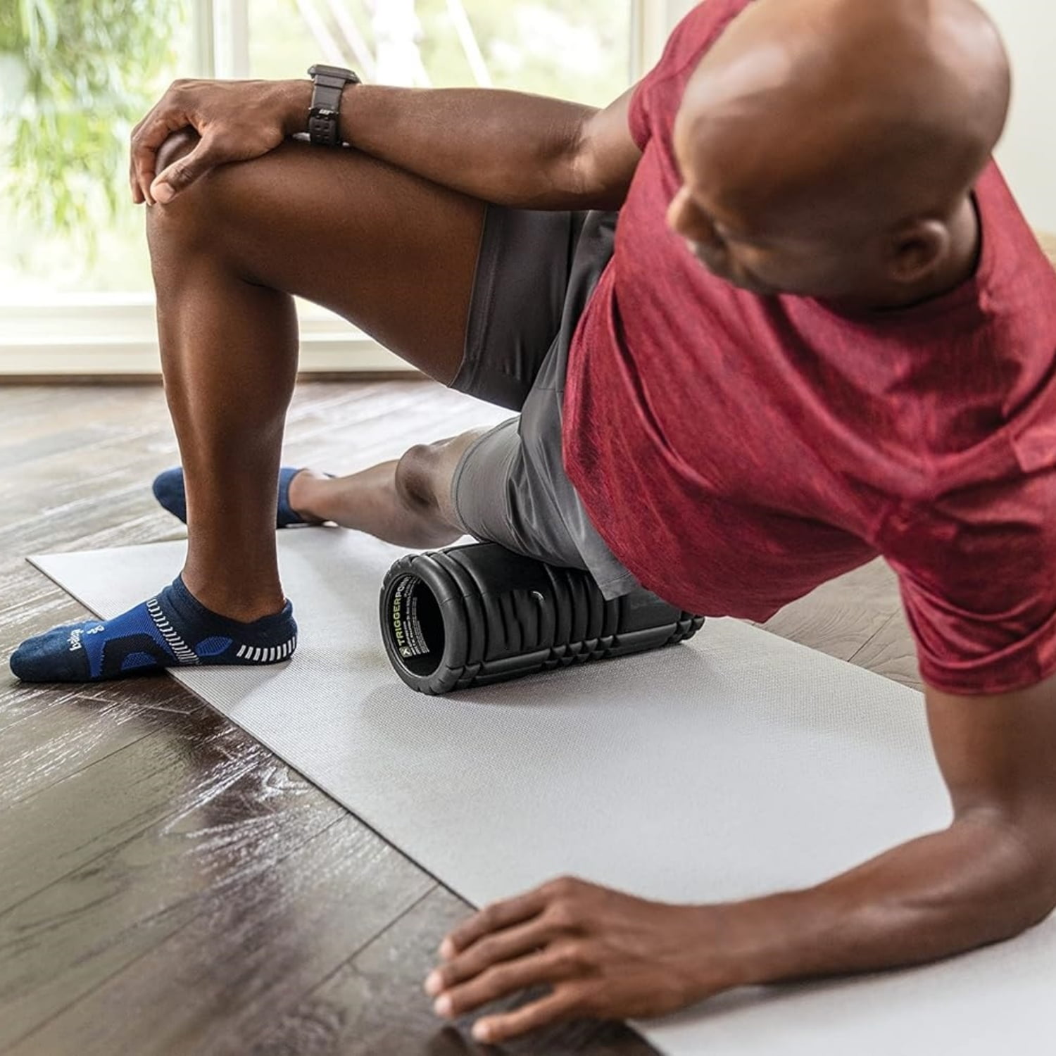 1.0 Foam Roller - 13" Multi-Density Massage Roller for Deep Tissue & Muscle Recovery - Relieves Tight, Sore Muscles & Kinks, Improves Mobility & Circulation - Targets Key Body Parts